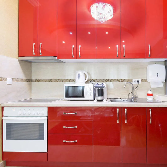 Red Peel Stick   Kitchen Countertops Cabinets Furniture